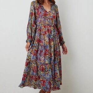 Velvet by Graham and Spencer Metallic Maxi Dress